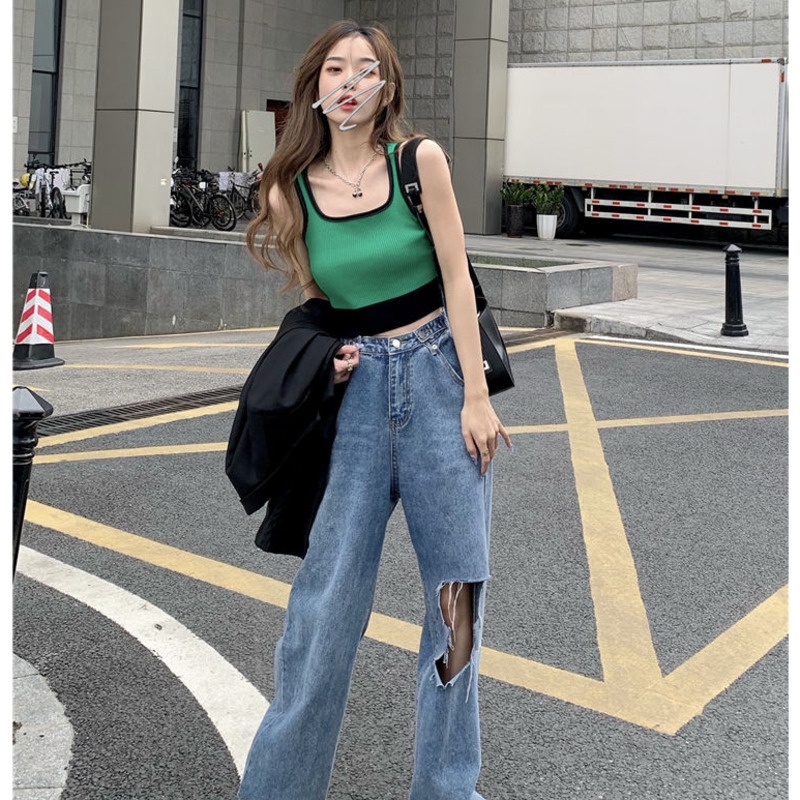 Áo Hai Dây Dáng Nhỏ Thời Trang Quyến Rũ Cho Nữ