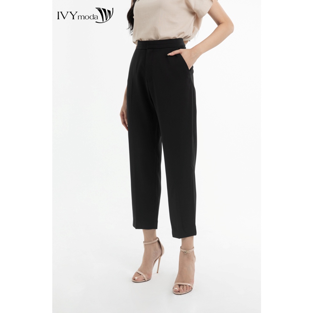 Quần lửng nữ ống đứng IVY moda MS 22M7727
