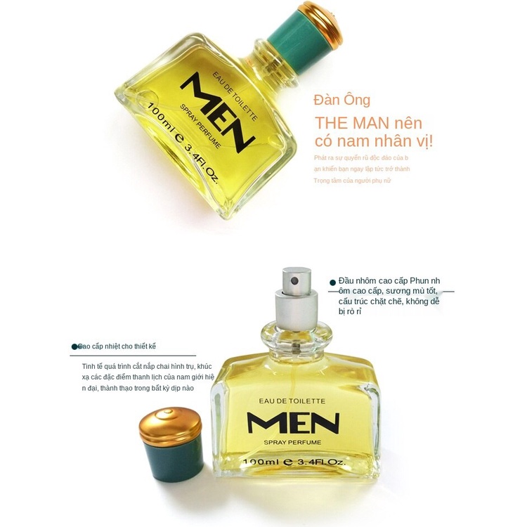 Nước hoa cologne lâu phai mùi hương quyến rũ gợi cảm cho nam