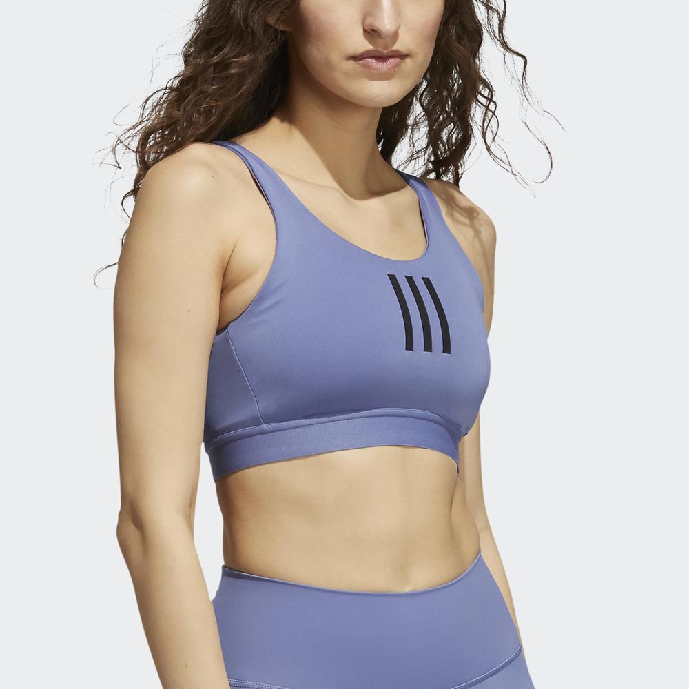 Áo Ngực Thể Thao adidas TRAINING Nữ Áo Bra 3 Sọc Medium Support Don't Rest Màu tím GR8172