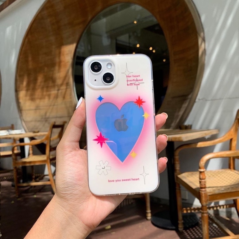 Ốp Điện Thoại Có Gương Hình Trái Tim - CAS2245