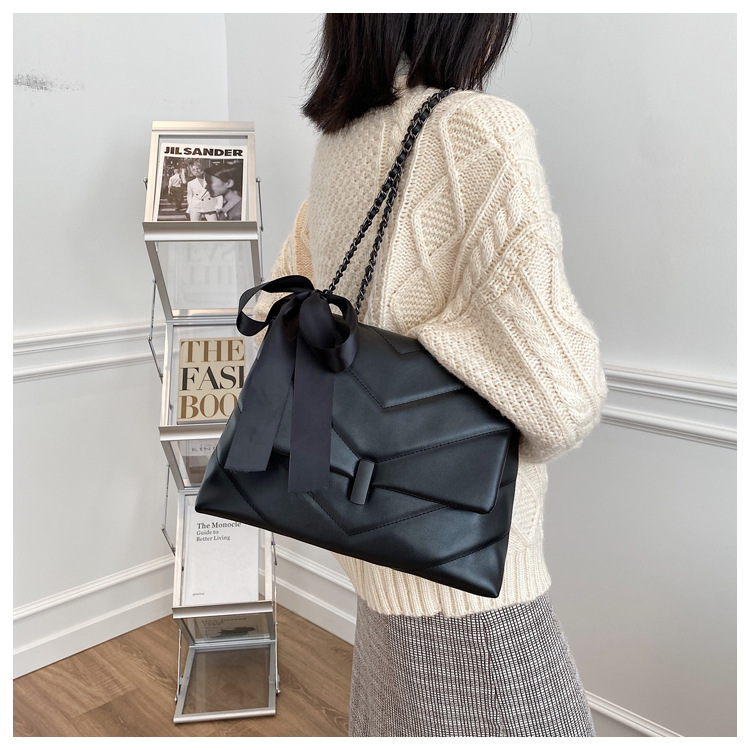 Túi Xách Nữ JASMIN NOIR Cột Nơ Dây Xích Đeo Thời Trang Cá Tính