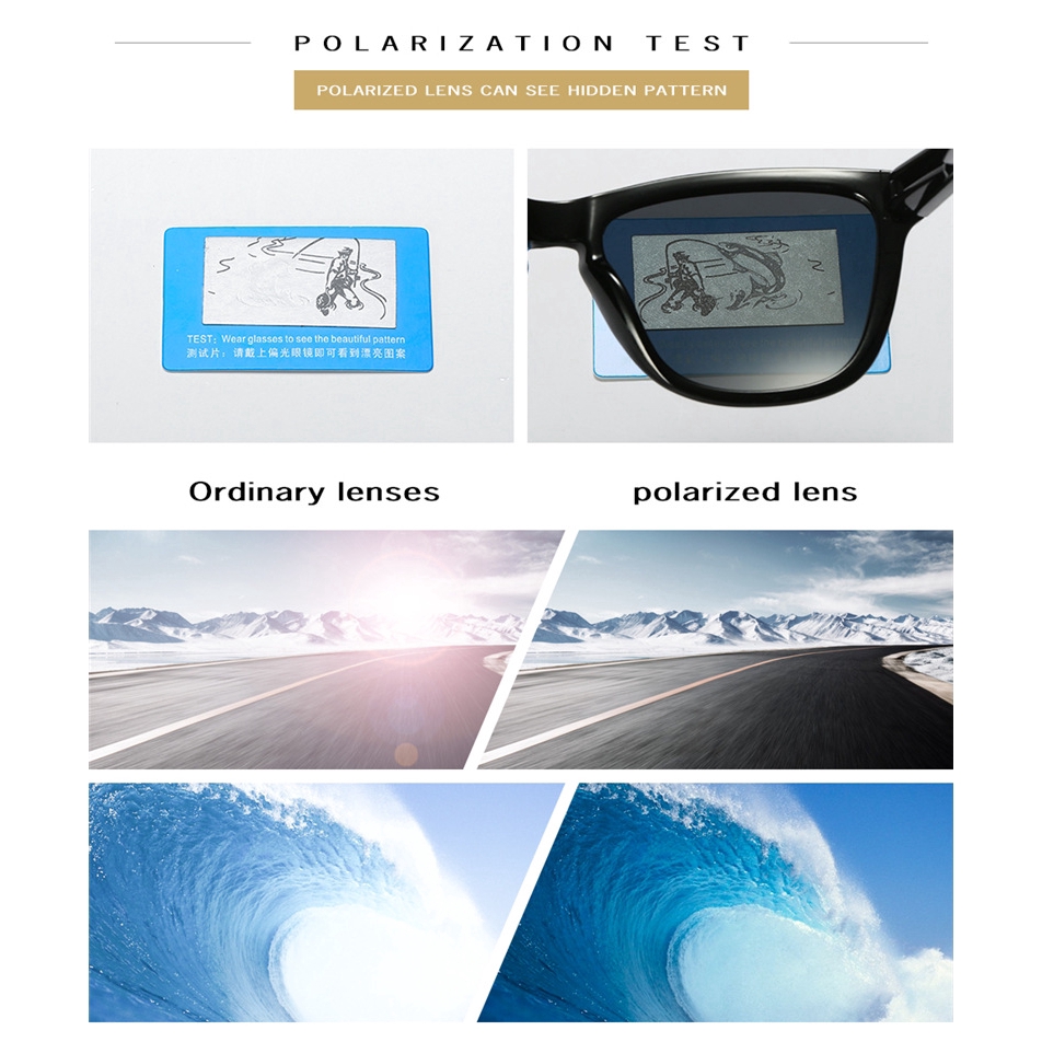 Kính Mát Phân Cực Thiết Kế Thời Trang Cho Nam