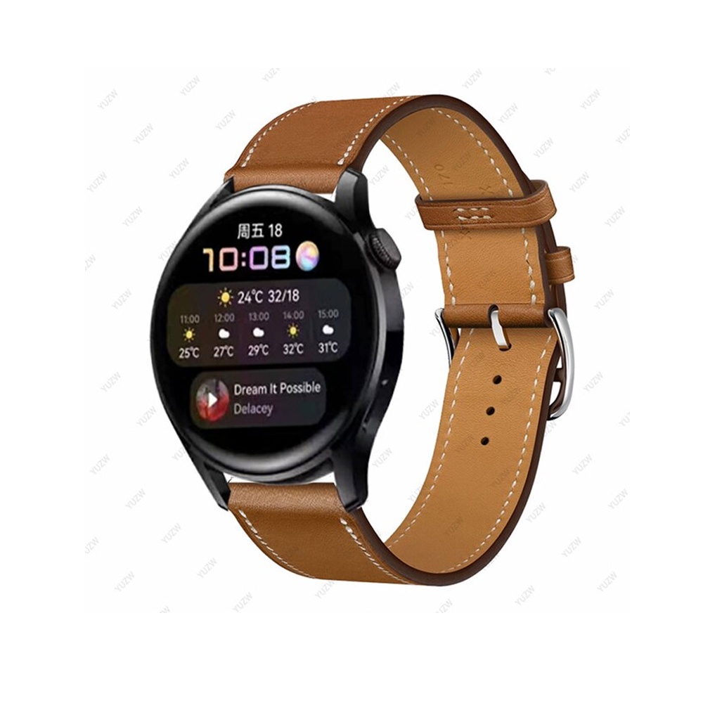 Dây da phối màu thời trang Huawei Watch GT4/GT3/GT3 PRO/GT2 PRO/GT2/GT2 PRO