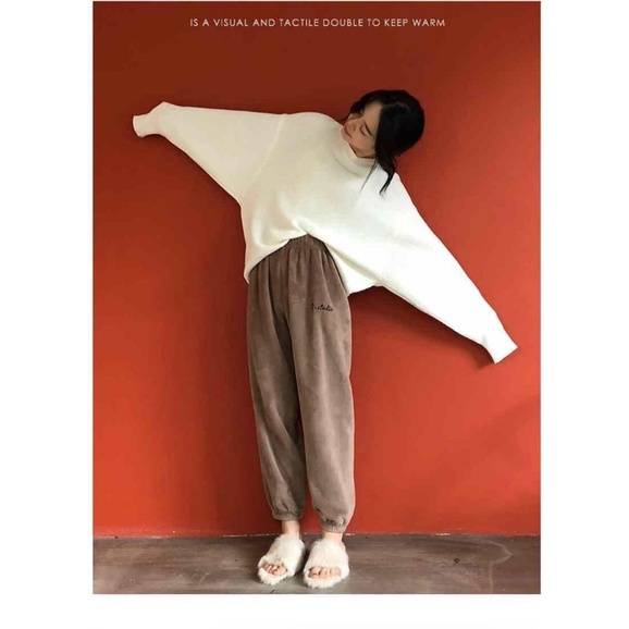 Quần nỉ bông siêu ấm cho bạn gái hàng loại 1 lông dày mềm mịn