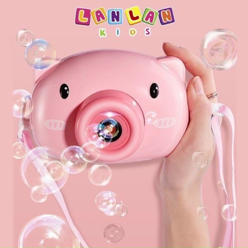 Đồ Chơi Máy Ảnh Bắn Bong Bóng Cho Bé
