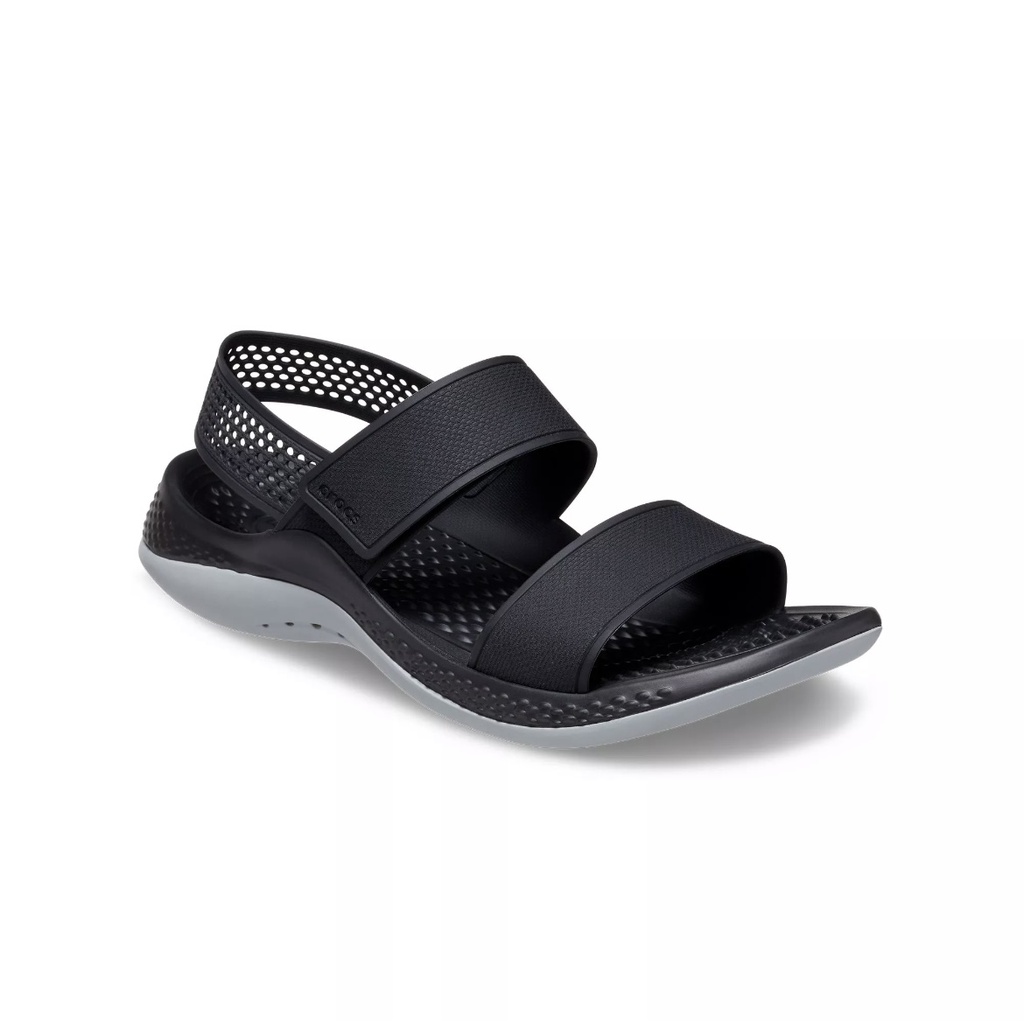 Giày Sandal Crocs Literide Nữ, Quai Ngang Nhẹ Ôm Chân, Đế Êm Chống Trơn Trượt
