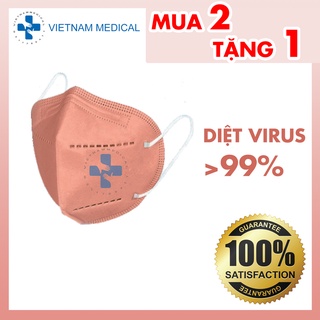 Khẩu trang y tế n95 oxit đồng diệt khuẩn 99%