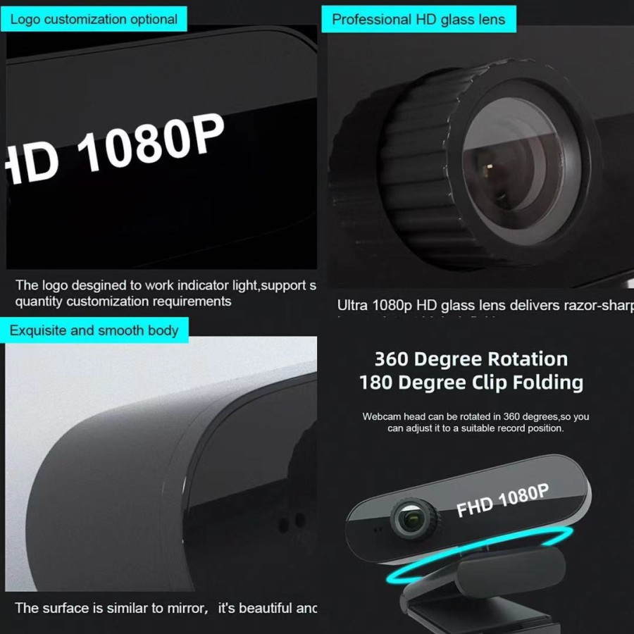 Webcam H800 2mp Full Hd 1080p Tích Hợp Micro Cho Máy Tính | BigBuy360 - bigbuy360.vn