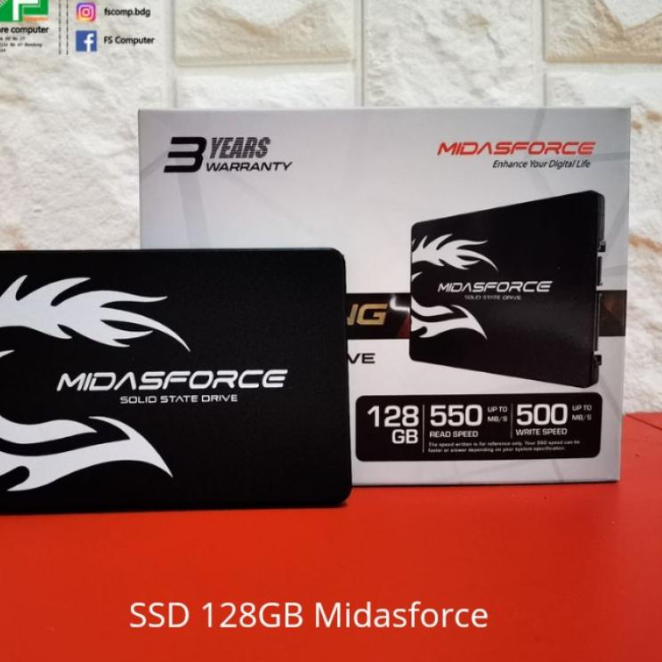 Ổ Cứng SSD 128GB Sata III 6GB / s 2.5" | Midas SSD 128GB 2.5 Inch ➢ ❉
