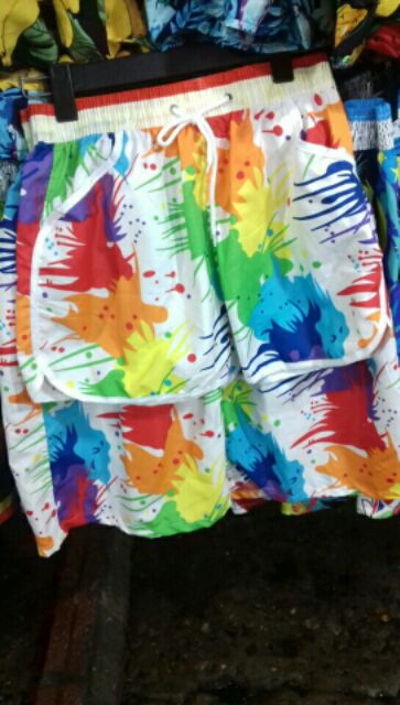 Quần đôi đi biển chất đẹp mẫu vẩy sơn