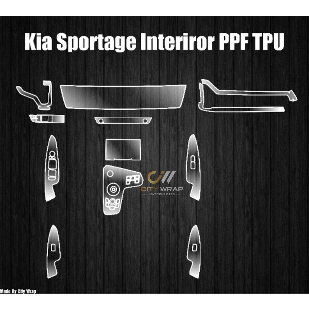 Dán PPF nội thất Kia Sportage 2022 full tất chi tiết cắt CNC | PPF Kia Sportage BH 10 năm