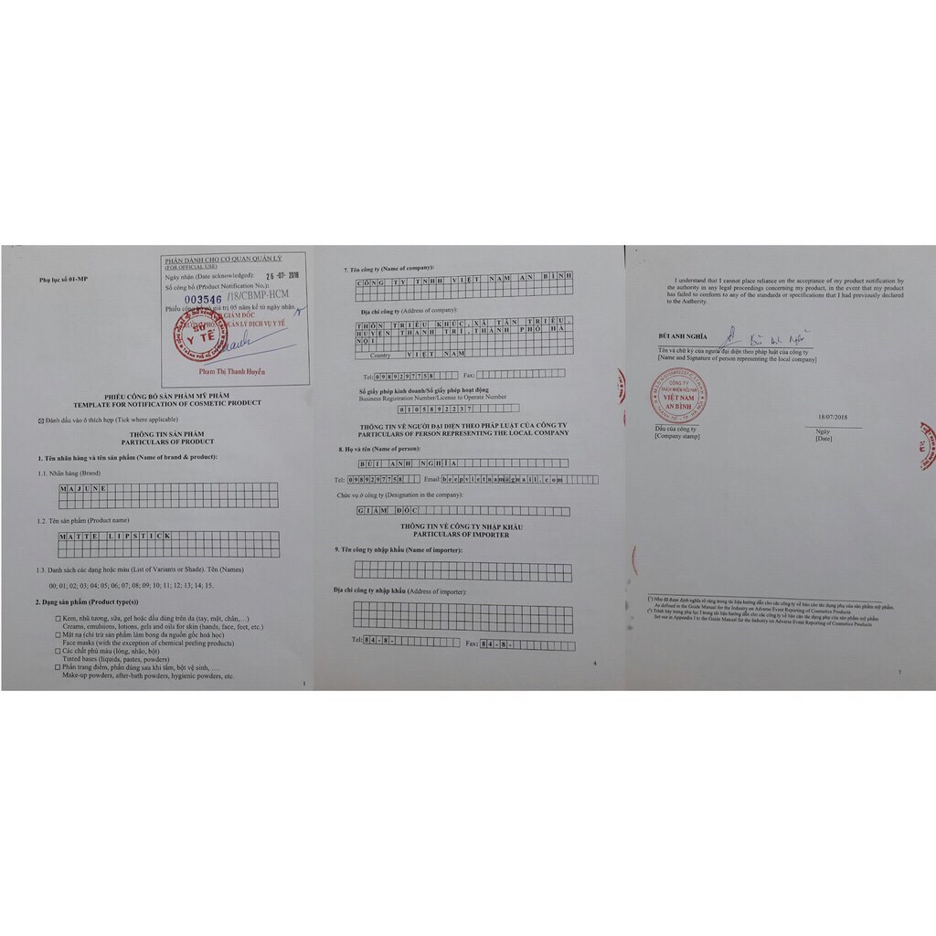 Son lì thiên nhiên mềm mịn môi MAJUNE chính hãng 3,5g với 13 màu thời trang