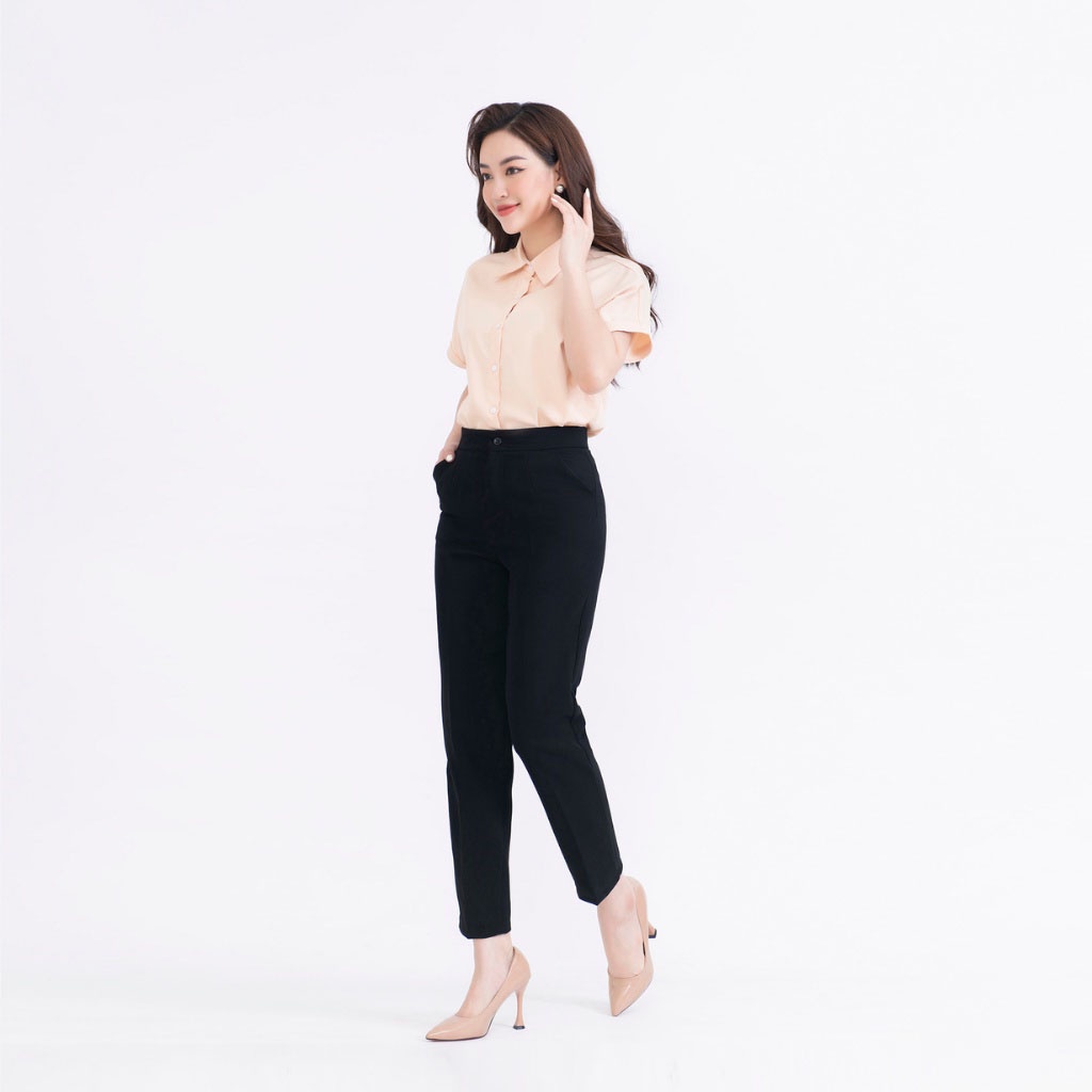 Quần Âu Nữ Dáng Cơ Bản Chất Liệu Tuyết Mưa Cao Cấp Mã MKC-12