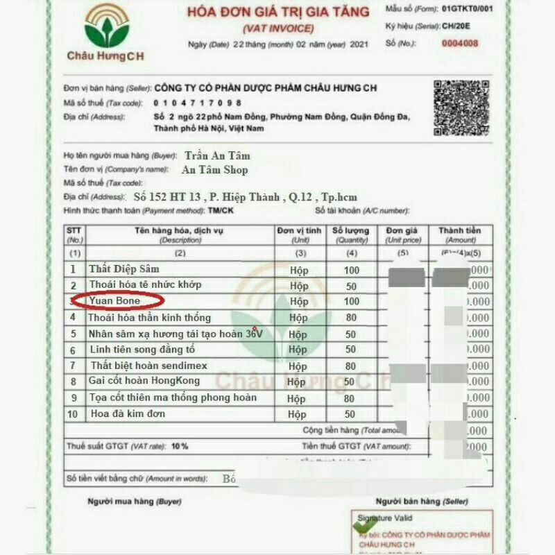 Yuan Bone-Hỗ trợ xương khớp