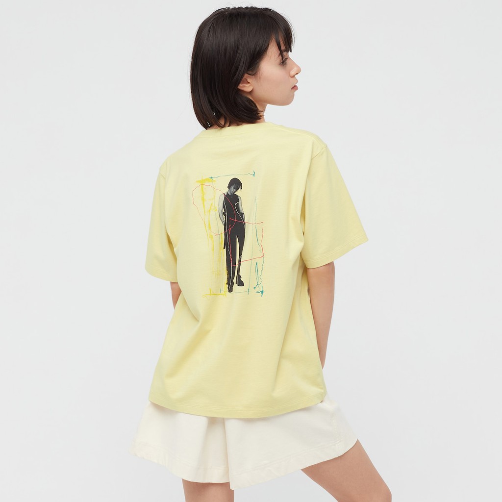 (UNIQLO Nhật chính hãng) Nữ - Áo thun UT Troys Sivan (Áo phông in chữ)