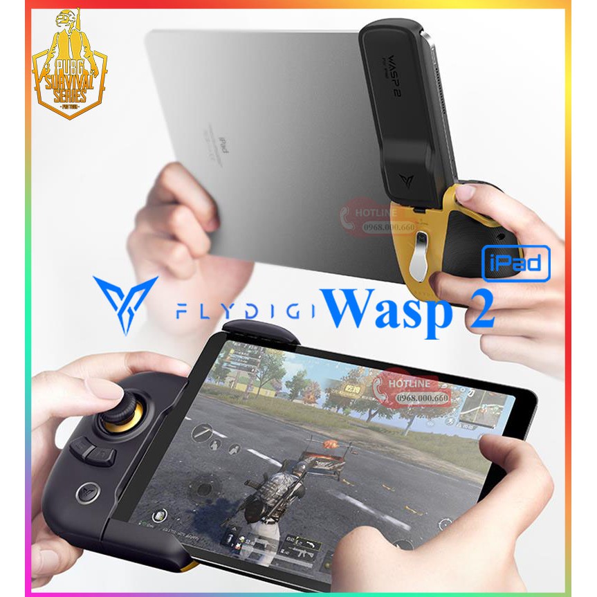 Flydigi Wasp 2 Tablet Edition | Tay cầm chơi game cho Máy Tính Bảng (iPad / Tablet Androi )