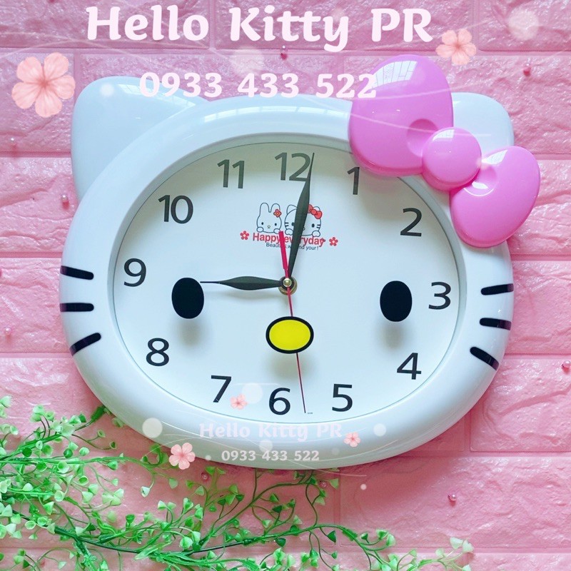 Đồng hồ treo tường Hello Kitty