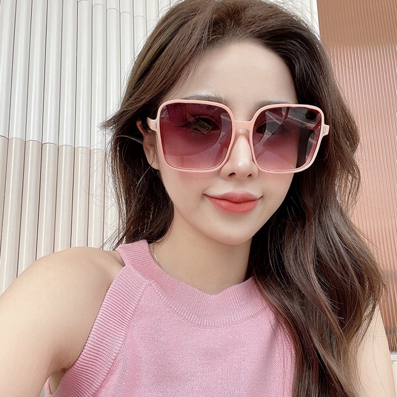 Kính mát WE FLOWERgọng vuông chống tia UV400 phong cách Hàn Quốc thời trang cho nữ