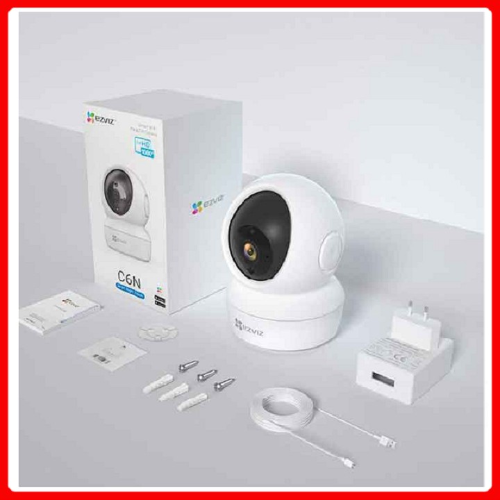 [ TẶNG THẺ NHỚ 16GB + Chân Đế gắn cam ] Camera IP Ezviz C6N 2.0 FullHD 1080P Chính Hãng - BH 24 Tháng | BigBuy360 - bigbuy360.vn