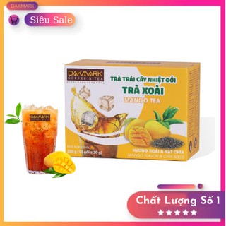 Trà trái cây vị Xoài DakMark - Trà trái cây hòa tan cùng hạt chia