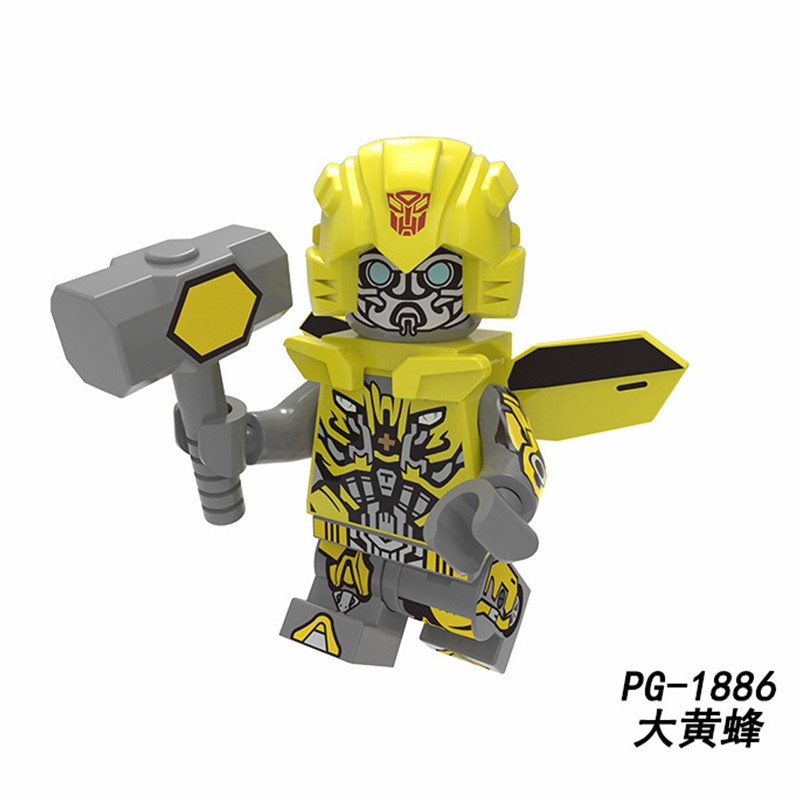 TRANSFORMERS Bộ Đồ Chơi Lego Xếp Hình Robot Bumblebee Optimus Prime