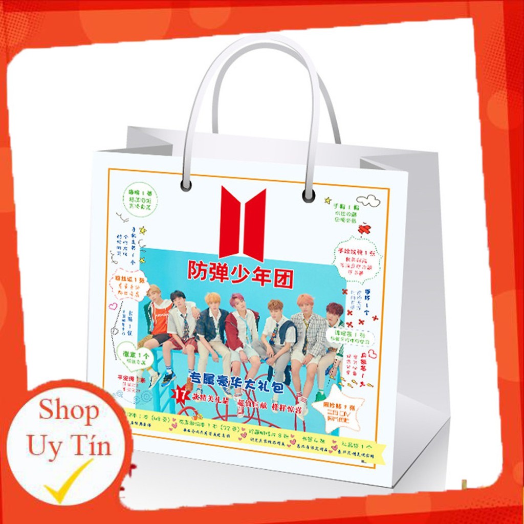 Bộ túi quà BTS gồm 13 món
