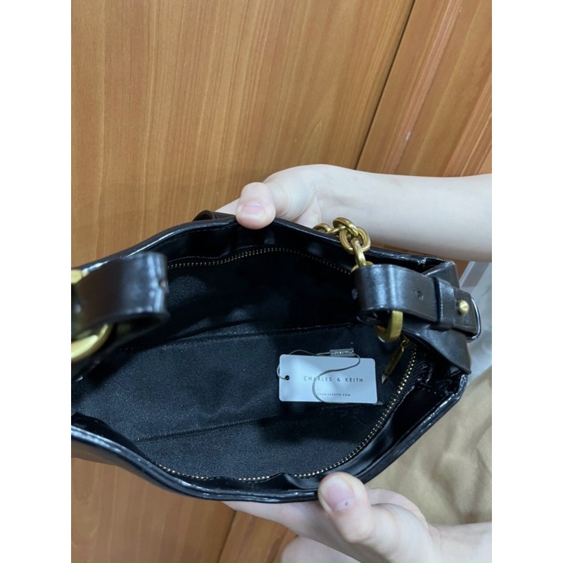 Túi Nữ Cnk Kẹp Nách Hoặc Đeo Chéo Tuỳ chỉnh Độ Dài Dây Đeo Chain Handle Shoulder Bag