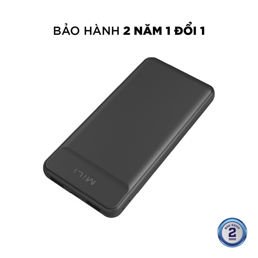 Sạc dự phòng MiLi Power Sunny Plus 10,000mAh/3.7V - HB-N10 - Hàng Chính Hãng