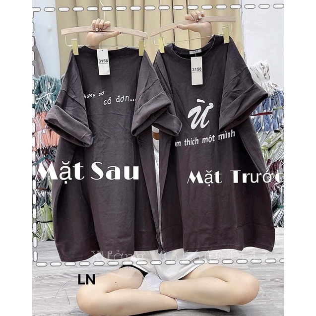 Áo phông ừ in hai mặt LN12