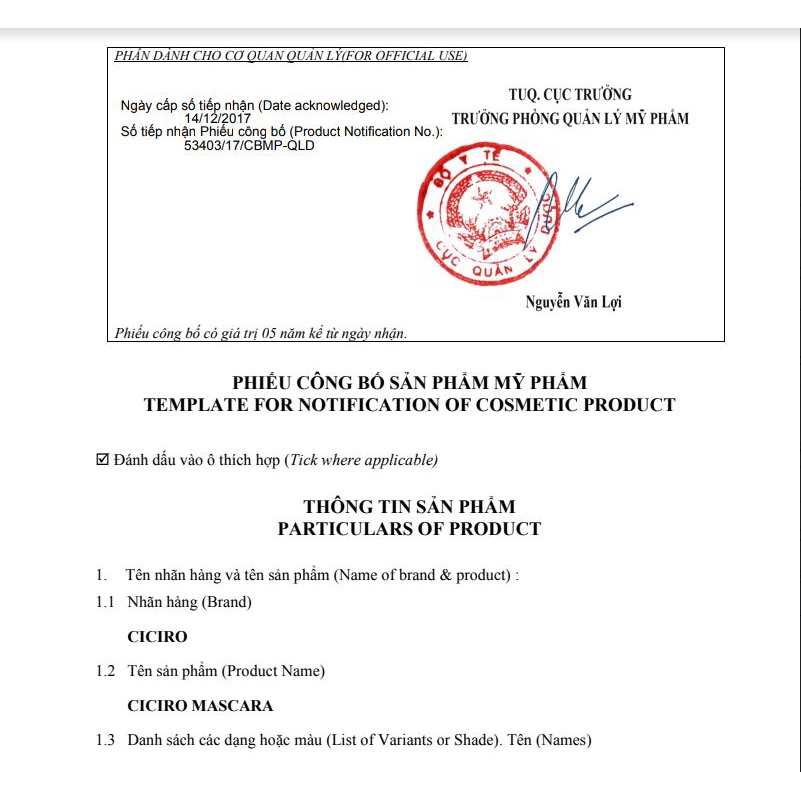 Chuốt mi Hàn Quốc Ciciro Mascara giúp tô điểm cho đôi mắt thêm rạng rỡ, quyến rũ, đem đến vẻ tự nhiên cho hàng mi | BigBuy360 - bigbuy360.vn