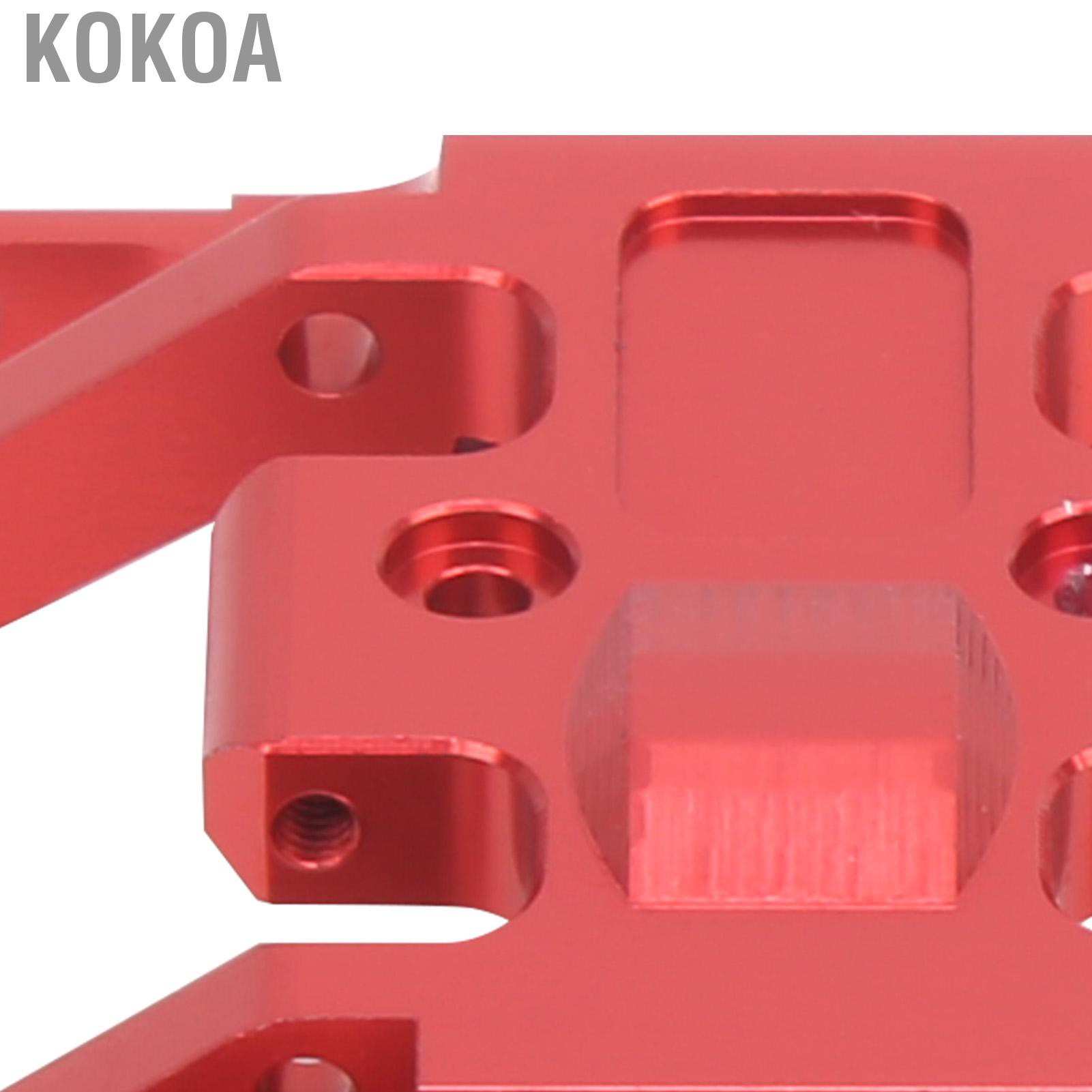 Kokoa RC Gearbox Mount Aluminum Alloy Box Chassis Base Plate Holder for Axial SCX24 90081 1/24 Car