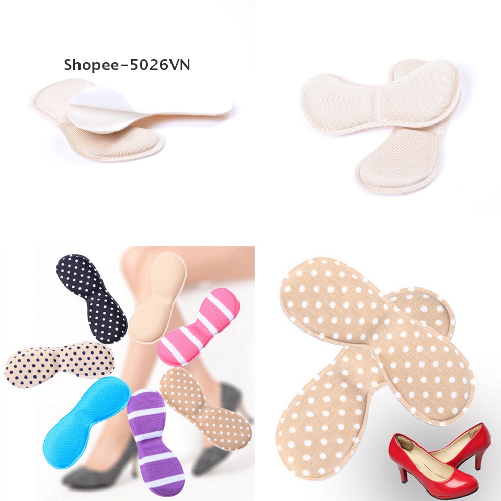 Set 2 Cặp Đệm Xốp Mềm Lót Giày Giảm Đau Chăm Sóc Bàn Chân