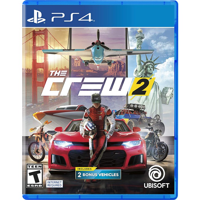 Đĩa Game The Crew 2 Cho Máy Game Playstation 4 - Hệ Asia - Mới 100% Nguyên Seal