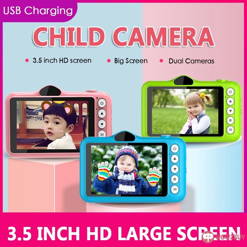 Máy ảnh 1080P HD màn hình kỹ thuật số 3.5 Inch tiện dụng để chụp ảnh/quay video | BigBuy360 - bigbuy360.vn