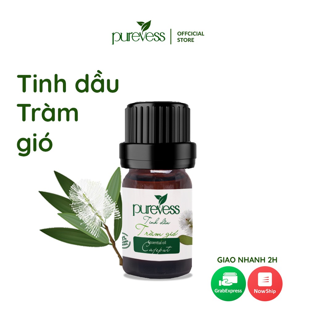 Tinh dầu Tràm Gió giúp giảm mệt mỏi PUREVESS 5ml