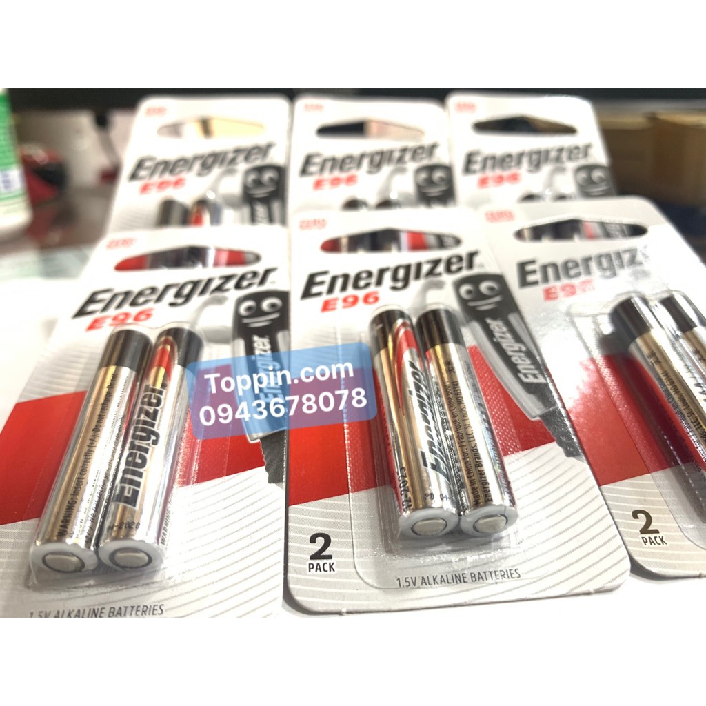 Pin AAAA  E96 1.5V Energizer Alkaline Vỉ 2 Viên