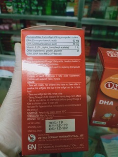 Viên bổ mắt trẻ em  OMEGA3 Kids
