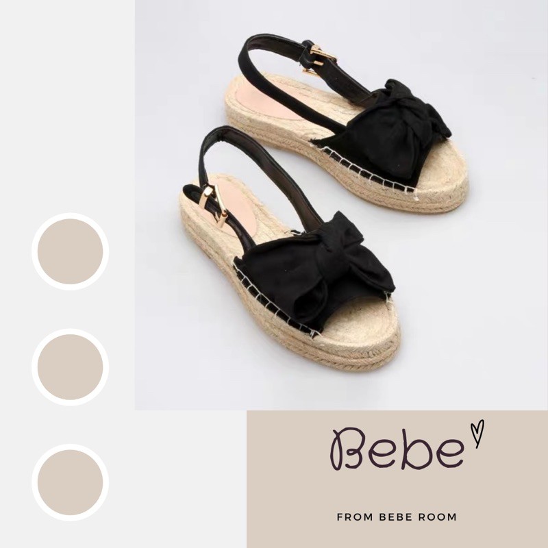 (Kèm ảnh thật ) Giày sandals đế cói nữ xuất 2021