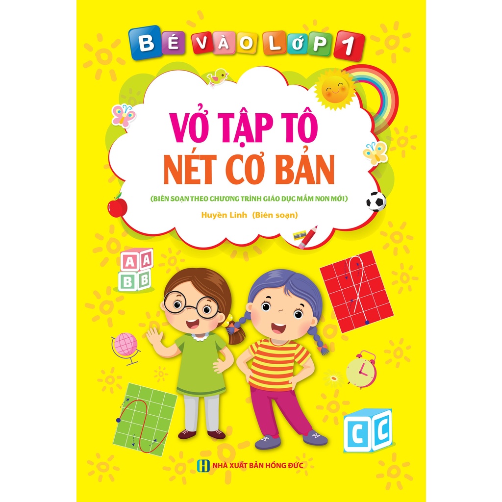 Sách - Bé Vào Lớp 1 -Vở Tập Tô Nét Cơ Bản