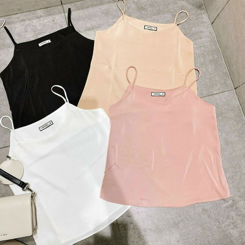 Áo dây lụa cherry | BigBuy360 - bigbuy360.vn