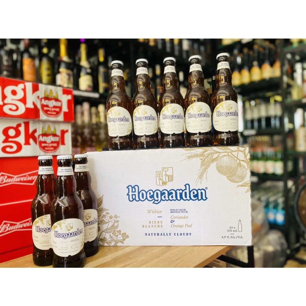 Bia Hoegaarden White 24 chai 330ml  [ Ship Siêu Tốc HCM ]