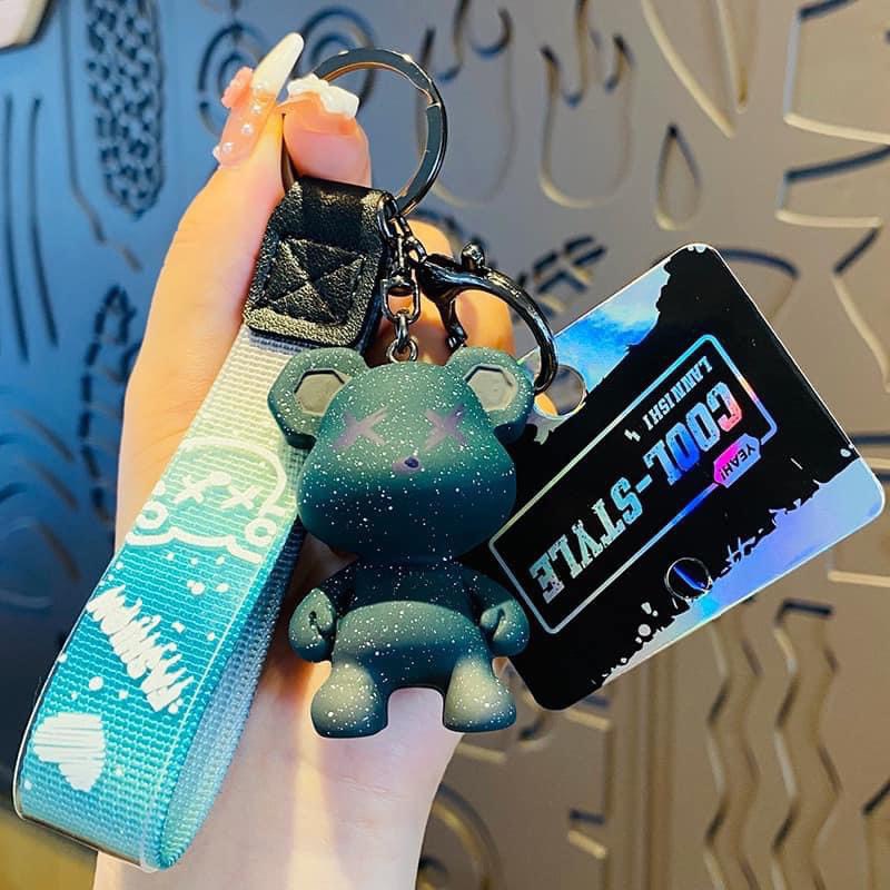 Móc khóa Bearbrick Gấu KAWS NEW thời thượng phụ kiện túi xách