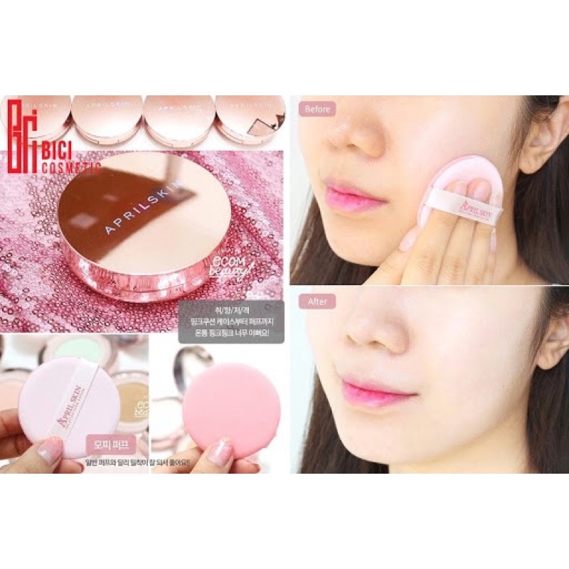 [Chính hãng] Cushion phấn nước April Skin Magic Snow | BigBuy360 - bigbuy360.vn