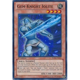 Thẻ bài Yugioh - TCG - Gem-Knight Iolite / HA06-EN032'