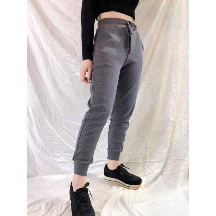 [Mã WARN12S hoàn 12k xu đơn 99k] Quần jogger len tăm nữ cực đẹp | BigBuy360 - bigbuy360.vn