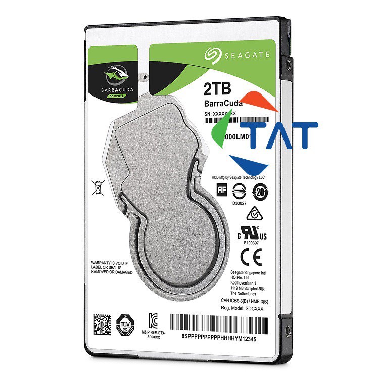 Ổ Cứng HDD 2TB Seagate Barracuda 2.5&quot;inch SATA 6Gb/s Chính Hãng Dùng Cho Laptop PC Macbook