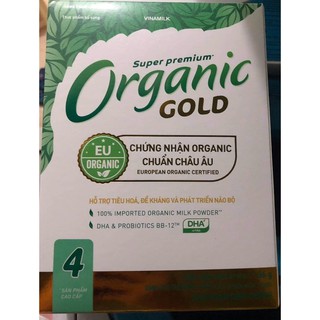 Sản phẩm dinh dưỡng công thức Vinamilk Organic Gold 4 hộp giấy 136g