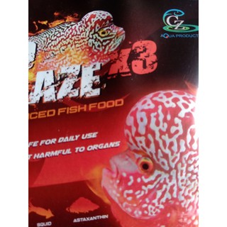 Thức ăn siêu kích màu x 3 cho cá la hán khỉ đỏ của thái red blaze