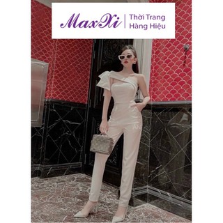 Sét Áo Trễ Vai Mix Cùng Quần Ống Côn Cho Nữ